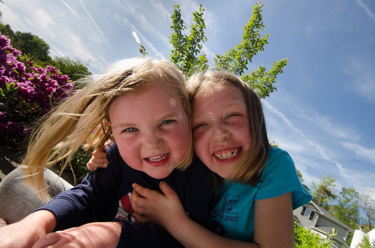 girls having fun