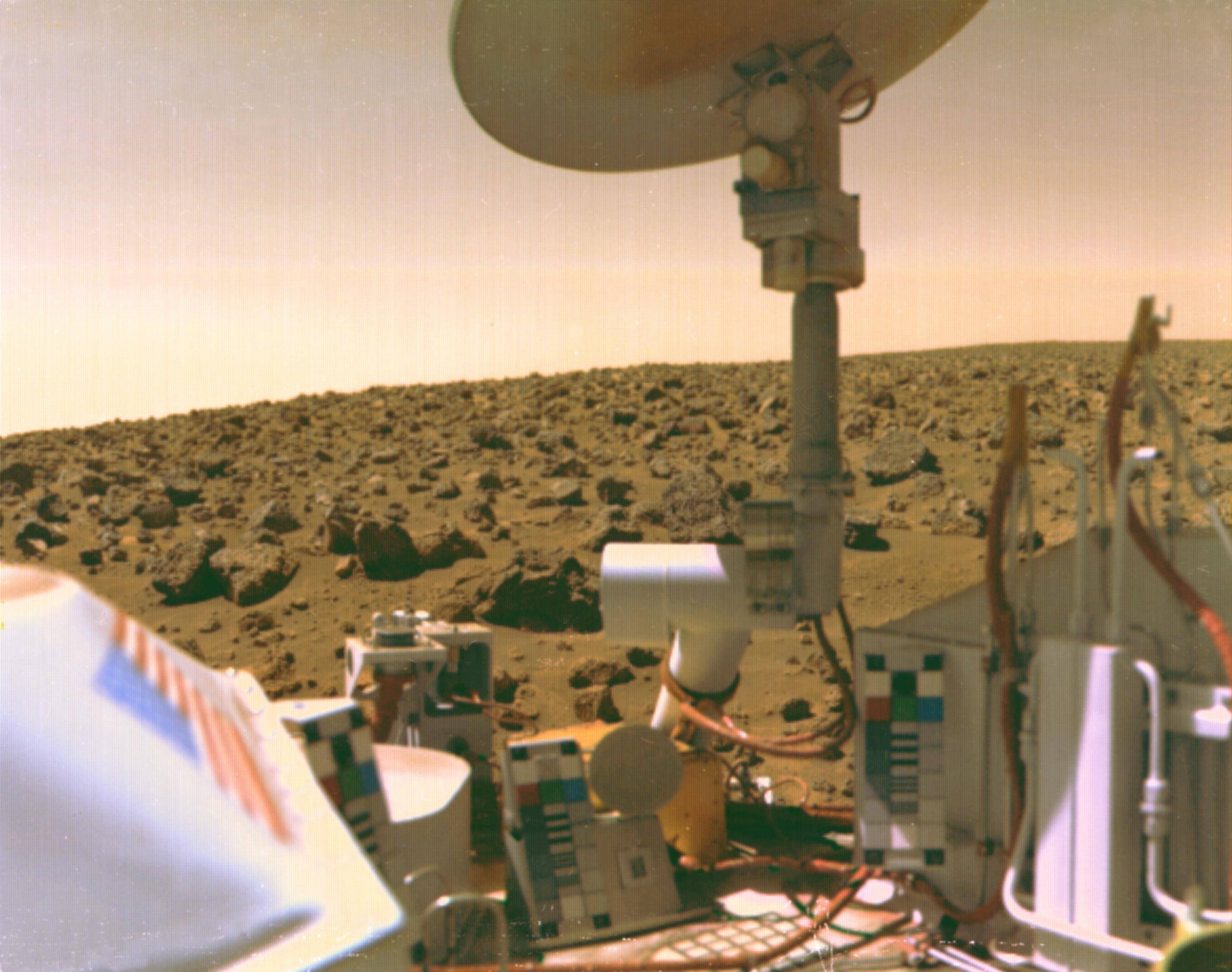 Viking Lander on Mars in ~1976