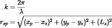 definitions of k and rsp